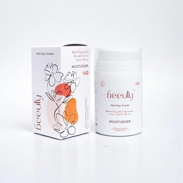 Beeuty Hydrating Day Cream for Face | Lightweight Daily Moisturizer | Suitable for All Skin Type | Skincare for Women and Men | 50 G